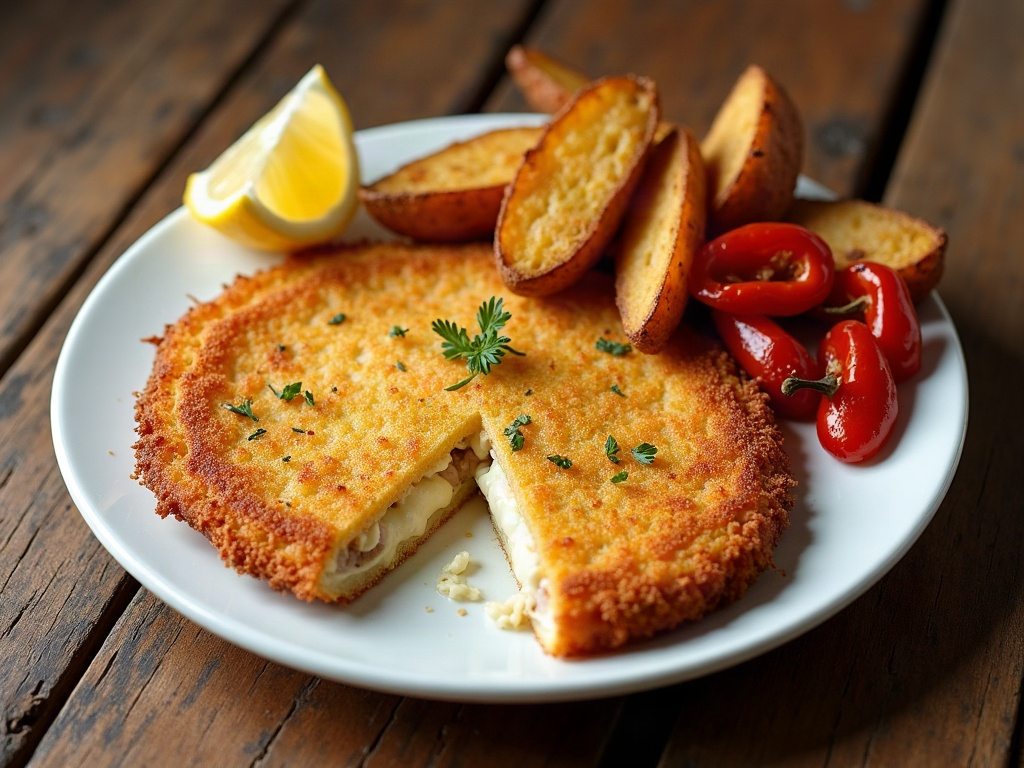 Cachopo vegano: receta asturiana con seitán y queso fundido