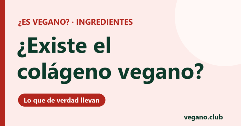 ¿Existe el colágeno vegano?