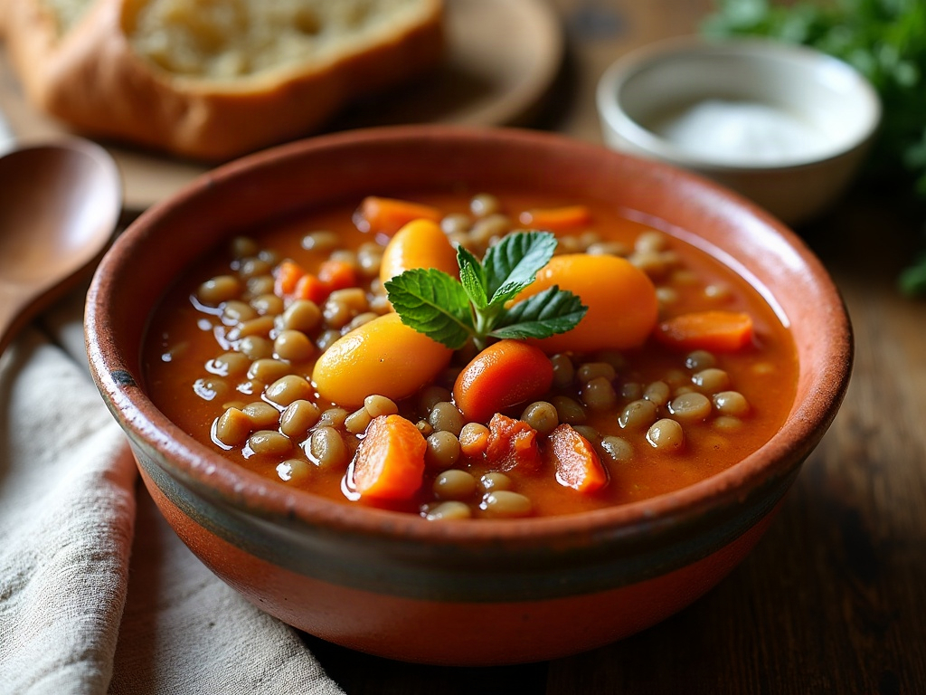 Lentejas veganas estofadas: la receta de siempre, sin chorizo