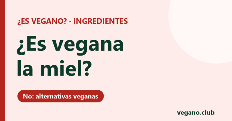 ¿Es vegana la miel?