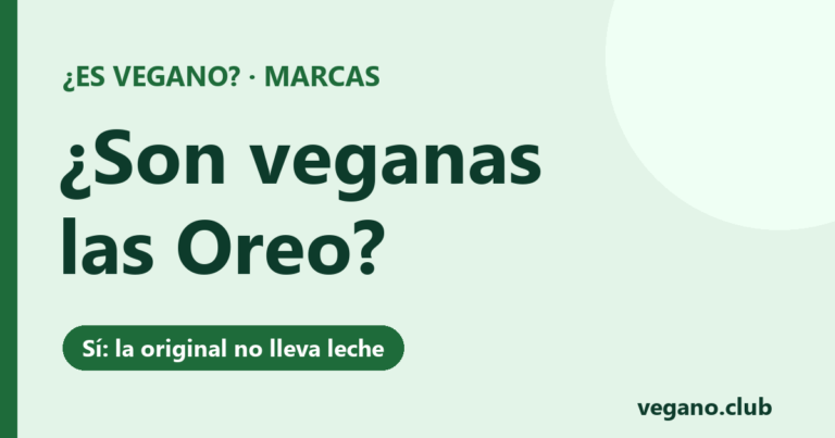 ¿Son veganas las galletas Oreo?