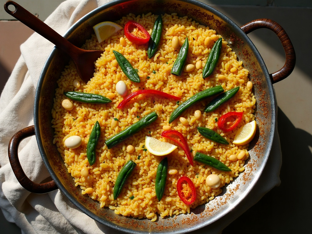 Paella de verduras vegana: receta paso a paso con socarrat