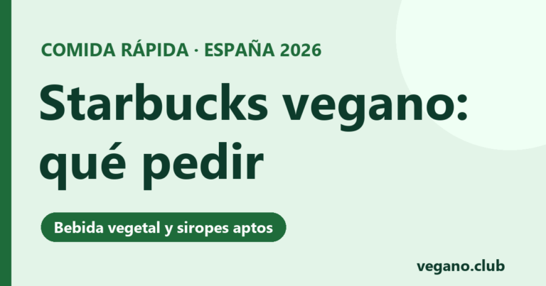 Starbucks vegano en España